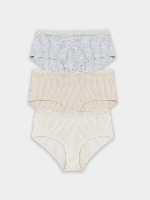 Трусы шортики женские в наборе, 3 шт, фото 8 из 30