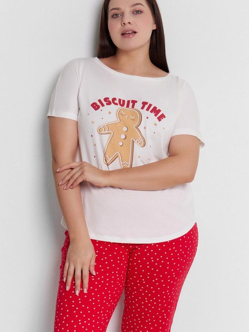Пижама женская с принтом "biscuit time", фото 8 из 18
