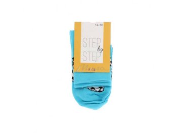 Носки детские STEP by STEP р.14-16 мячи бирюза арт. 9002М-40