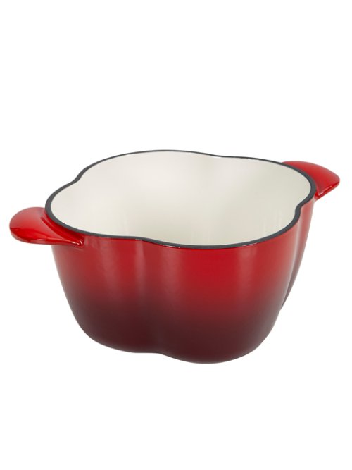 Кокот чугунный эмалированный Pepper red 3,3L, фото 9 из 13