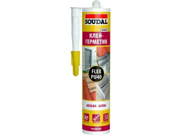 Герметик полиуретановый "Soudal" Soudaflex PU40 черный 300 мл