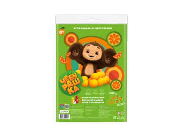 Игра-ходилка с карточками. Чебурашка. 59,5х42 см. арт. 4660136225607