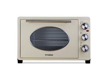 Мини-печь Hyundai MIO-HY084 (бежевый/хром)