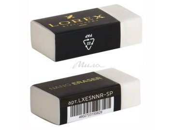 Ластик LOREX, 1 шт, арт. LXESNNR-SP