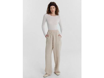 Брюки женские бежевые из коллекции "Premium Linen" Марк Формель