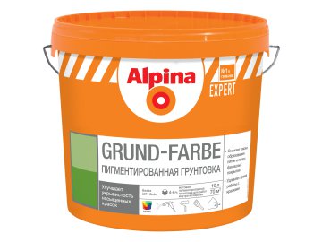 Грунтовка Alpina EXPERT Grund-Farbe матовая 10л/15,4кг