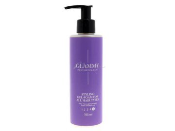 Гель-пенка GLAMMY для укладки всех типов волос, 195 мл