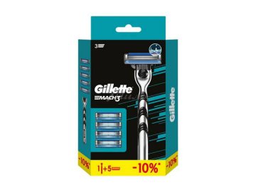 Бритва GILLETTE Mach3 с 1 сменной кассетой + Кассета сменная для бритья, 4 шт