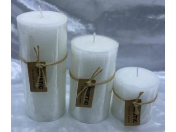 Свеча столбик Art&Home 6,5х6,5см, белый, арт. MULS6565Z-B в Минске Ома