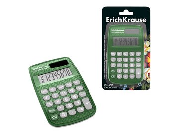 Калькулятор карманный Erich Krause Folk Motives PC-996 (зеленый) 65542