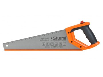 Ножовка по дереву 400 мм., 11-12 зуб/1" кален. 3D зуб. Sturm! 1060-11-4011