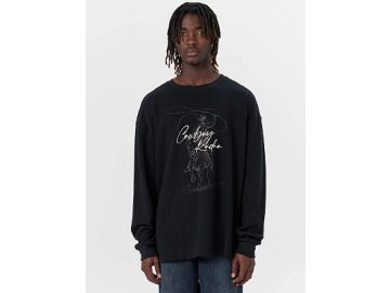 Лонгслив мужской черный с надписью "Cowboy Rodeo" в Лепеле Марк Формель