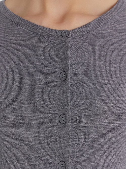 Кардиган женский серый, фото 5 из 5