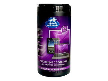 Салфетки для техники универсальные ПАПА МАМА 77200 (100 шт.)