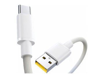 Кабель Baseus Graphene Series Fast Charging 100W USB Type-A - USB Type-C (1 м, белый)
