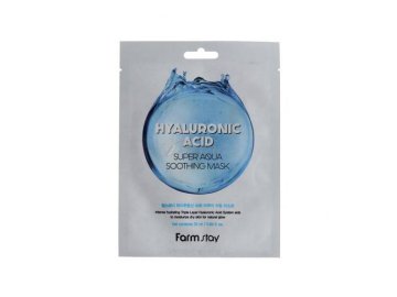 Маска тканевая для лица FARMSTAY Hyaluronic Acid Super Aqua Soothing Mas