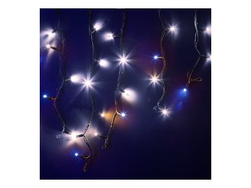 Гирлянда светодиодная NEON-NIGHT 255-235 Бахрома 128 LED БЕЛЫЙ 5 элемент