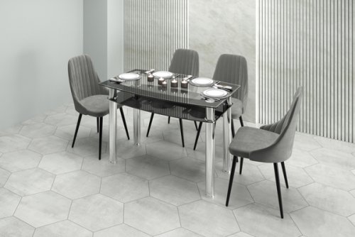 Стол обеденный 10128/DTA черный, фото 1 из 3