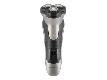 Бритва электрическая POLARIS PMR 0420R flex&float 4D PRO (черный/серебряный)