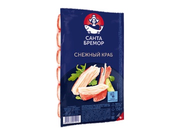 Крабовые палочки Санта Бремор Салатные охлажденные имитация 200 г в Пинске Санта