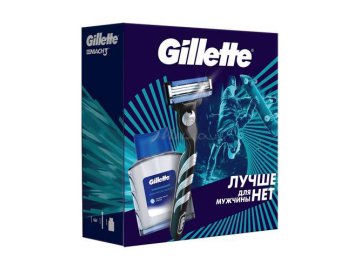 Подарочный Набор GILLETTE MACH3 Бритва с 1 сменной кассетой + GILLETTE Лосьон после бритья Arctic Ice, 50 мл