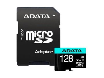 Карта памяти A-data Premier Pro microSDXC 128GB (AUSDX128GUI3V30SA2-RA1) (с адаптером)