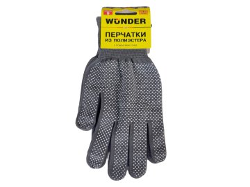 Перчатки из полиэстера с покрытием точка WUNDER р-р 9 MUL237193