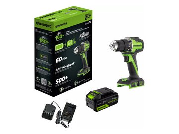 Дрель-шуруповерт Greenworks DD560 3708407CUB