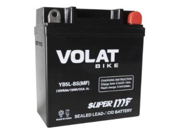 Мотоаккумулятор 5Ah (MF) R+ VOLAT YB5L-BS