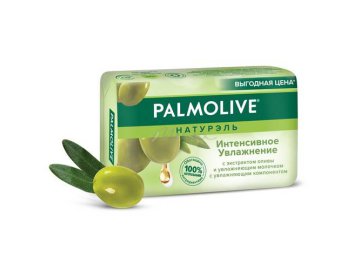 Мыло твердое PALMOLIVE Интенсивное увлажнение с экстрактом оливы и увлажняющим молочком, 150 г