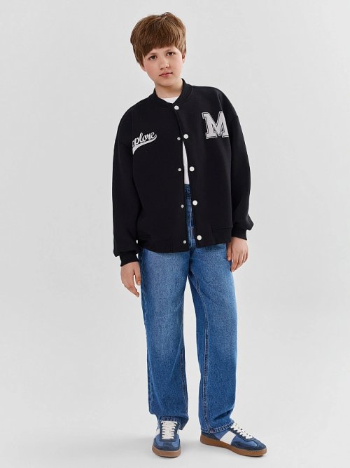 Джинсы для мальчиков Baggy relaxed fit синие, фото 1 из 8
