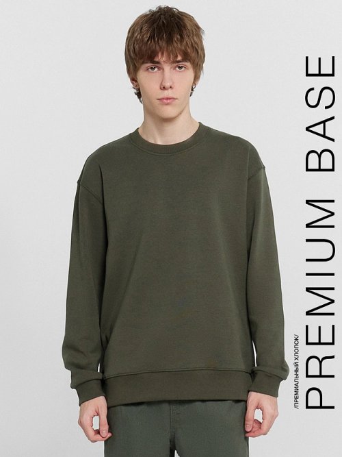 Свитшот мужской хаки, фото 1 из 8