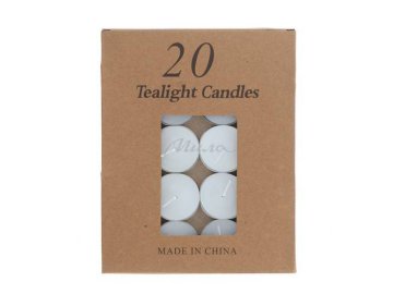 Свечи чайные, 20 шт, арт. SLW43-10B