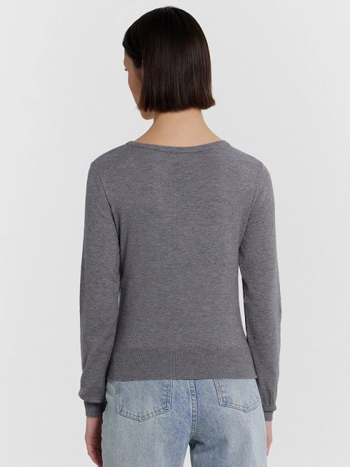 Кардиган женский серый, фото 4 из 5