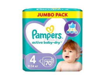 Подгузники для детей PAMPERS Active Baby Dry Maxi (8-14 кг), 70 шт