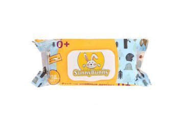 Салфетки влажные для детей  SUNNY BUNNY Алоэ, 108 шт