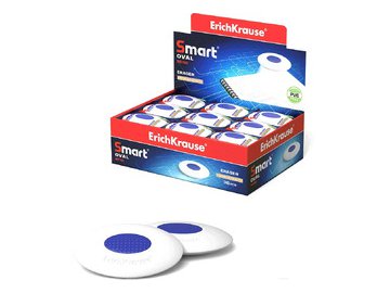 Ластик с пластиковым держателем Erich Krause SmartWay Mini Oval 45533