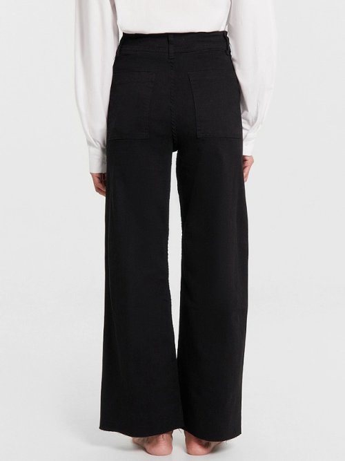 Джинсы женские wide leg fit черные, фото 5 из 20