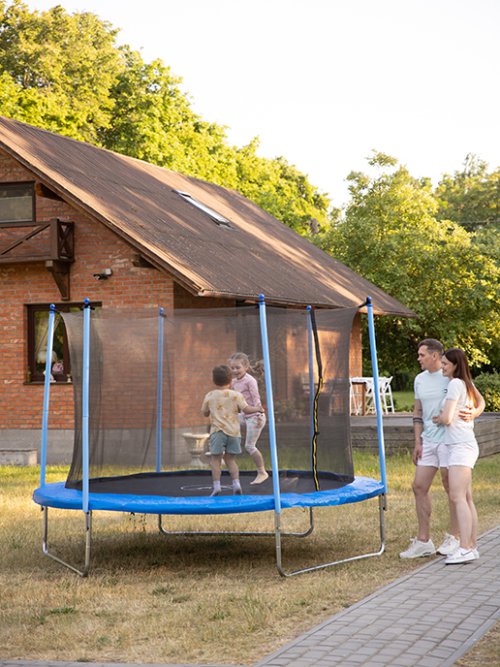 Батут JUMP-1 немеханизированный с внутренней защитной сеткой, фото 17 из 204