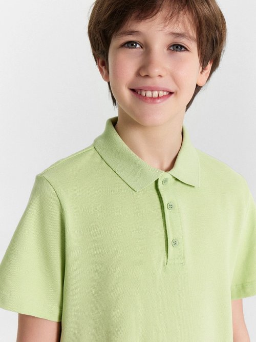 Поло для мальчиков желтое, фото 5 из 5