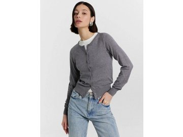 Кардиган женский серый