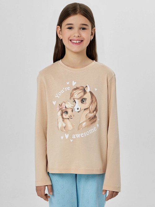 Комплект домашний для девочек с надписью "You're awesome", фото 3 из 32