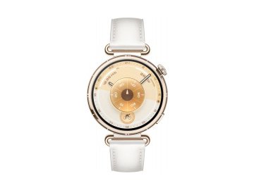 Умные часы huawei watch gt 6 41 мм (золотистый, с белым кожаным ремешком) Электросила