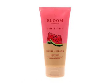 Скраб для душа BLOOM COSMETICS Арбуз очищающий и отшелушивающий, 200 г
