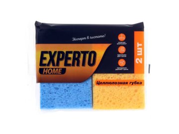 Губки Experto целлюлозные, 2 шт