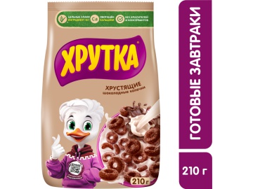 Колечки "NESTLE ХРУТКА"(шоколадные) 210г Евроопт