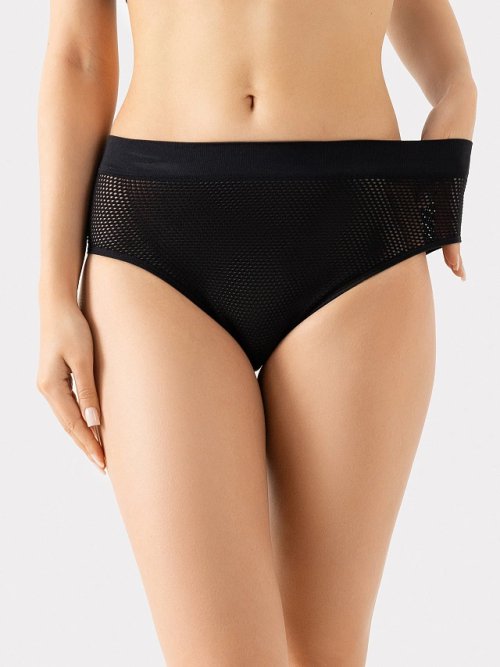 Трусы женские классические в черном цвете, фото 4 из 8