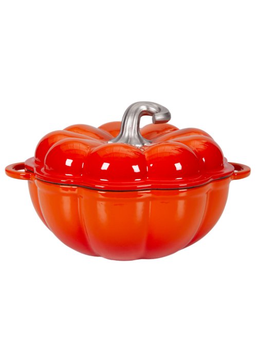 Кокот чугунный эмалированный Pumpkin New 2L, фото 6 из 13