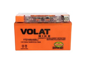 Мотоаккумулятор 10Ah (iGEL) L+ VOLAT YTZ10S