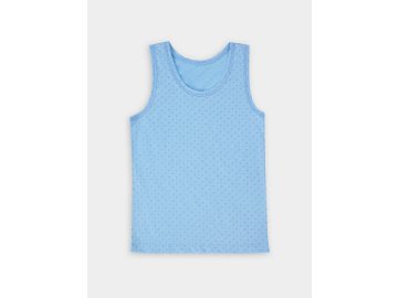 Майка для мальчиков голубая